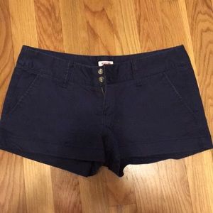 Navy blue shorts